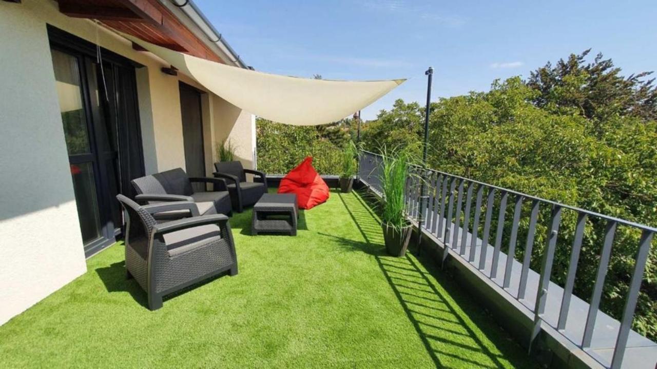 Sun Terrace Mini Penthouse Bestern Szegedin Exterior foto
